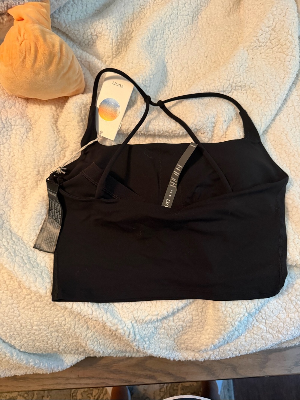 Vuori AllTheFeels Strappy Back Tank-BLACK - Picture 6 of 7